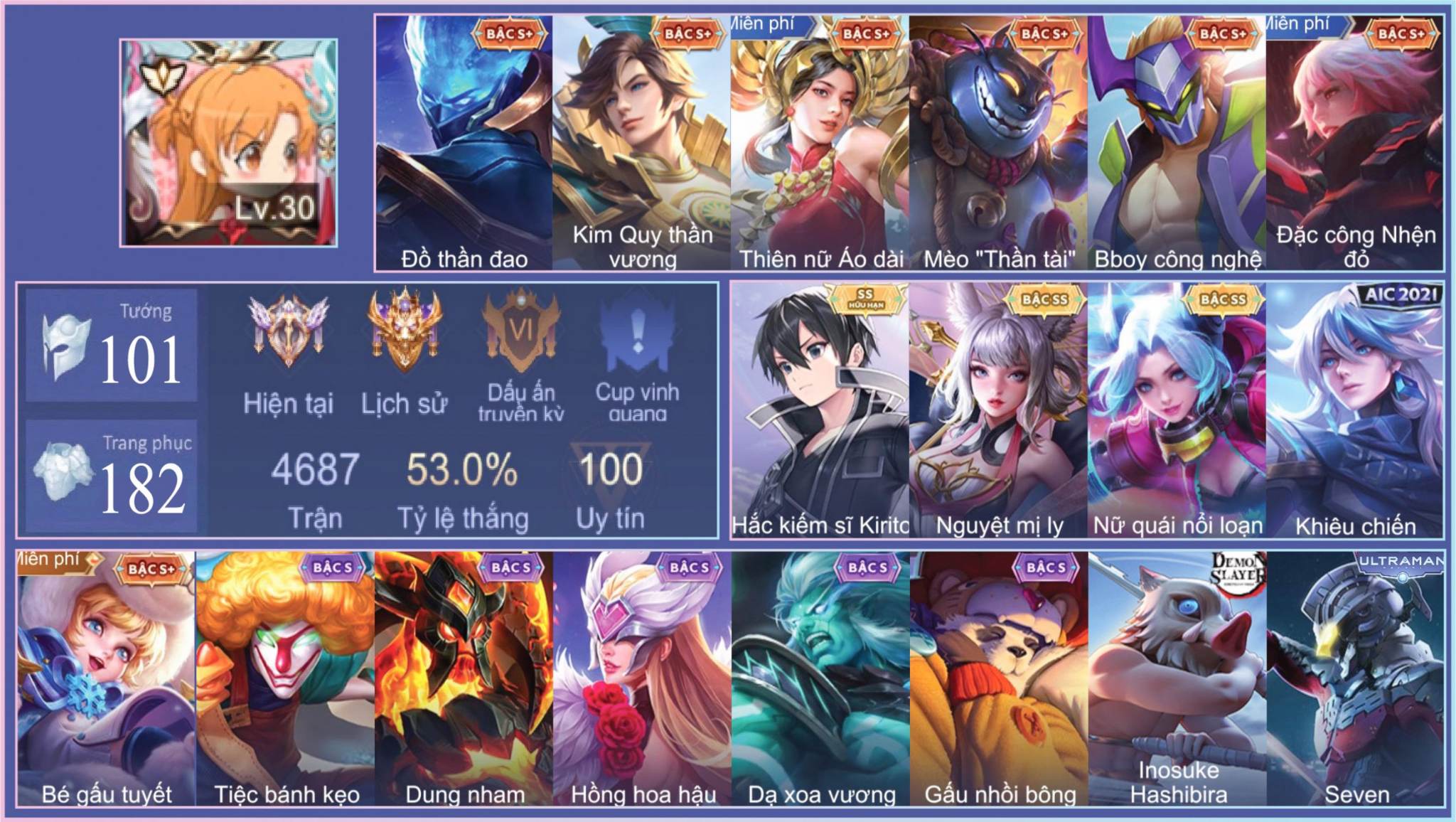 TẶNG ACC LIÊN QUÂN SỬ DỤNG GARENA AUTHENTICATOR